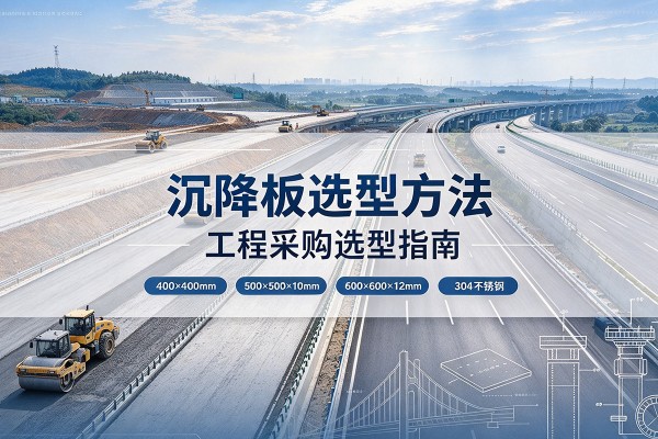 宜章沉降板选择方法