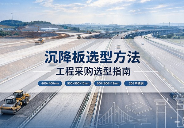 宜章沉降板选择方法